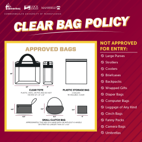 University Clear Bag Policy