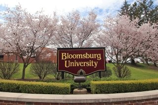 Bloomsburg University Sign