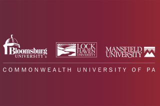 Commonwealth University of Pennsylvania: Bloomsburg, Lock Haven, and Mansfield.