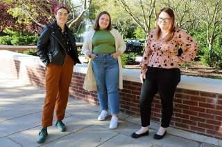 (L-R) Katy Eyler, Abby Stoudt, and Rachel Kessler