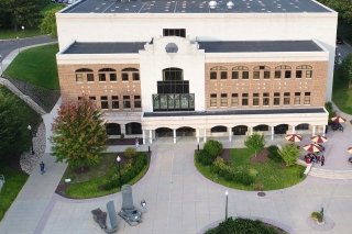 An image of a library. 