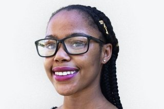 A headshot of woman. 