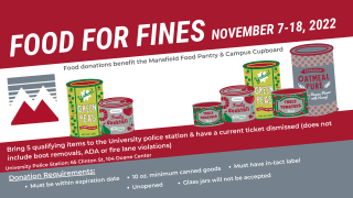 Food For Fines Flyer