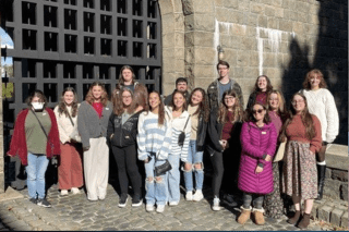 A group of Commonwealth University-Bloomsburg students studying British Literature and Culture traveled this fall to New York City with their English professor to explore the Metropolitan Museum of Art and The Cloisters.