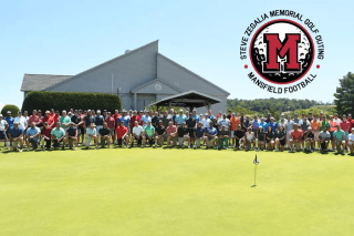 Zegalia Memorial Golf Outing group photo at clubhouse 