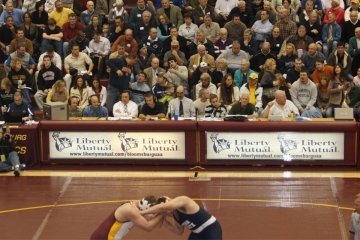 A wrestling match.