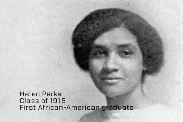 Helen Parks Class of 1915 First African American Graduate 