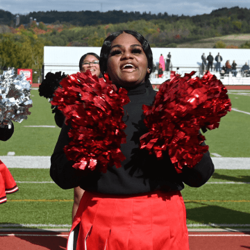 A cheerleader. 