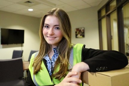 Still months away from graduating, Aviel Kuhn already has a full-time job awaiting her once she walks the commencement stage in May.