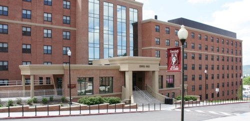 Exterior of Elwell Hall on the campus of Commonwealth University - Bloomsburg