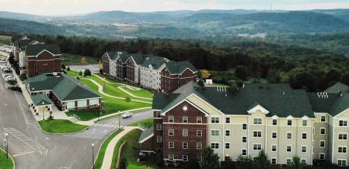 Aerial photo for the Jessica Kozloff Apartment Complex