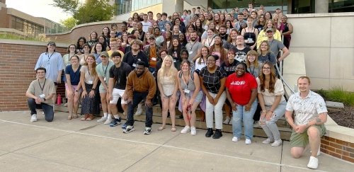 Group photo of RA Staff at Commonwealth University - Bloomsburg