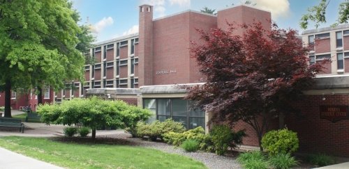 Exterior of Schuylkill Hall in the summer