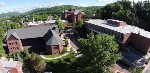 Aerial photo of Commonwealth University - Mansfield