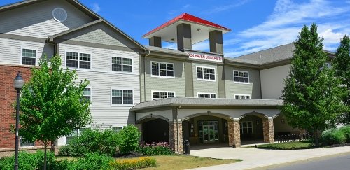 Entrance of Fairview Suites at Commonwealth University - Lock Haven