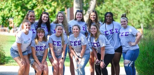 Commonwealth University-Lock Haven, formerly Lock Haven University, sorority students in greek life