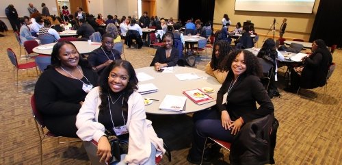 Students at Sankofa conference