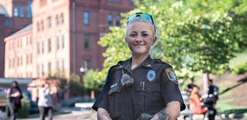 Commonwealth University-Mansfield, formerly Mansfield University of Pennsylvania, public safety training institute officer on campus at North Hall