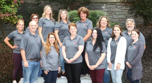 Members of the Commonwealth University Human Resources team pose for a photo.