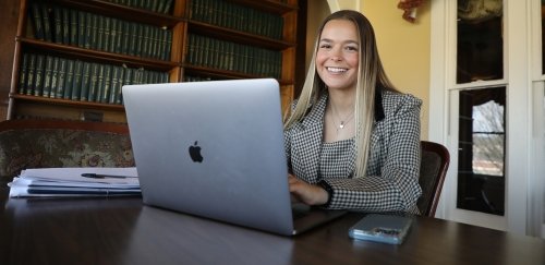 Riley Kleinfelter spent her last semester interning with a local law practice that, according to her, ended up being a tremendous benefit over say, a big-time law firm in the city.