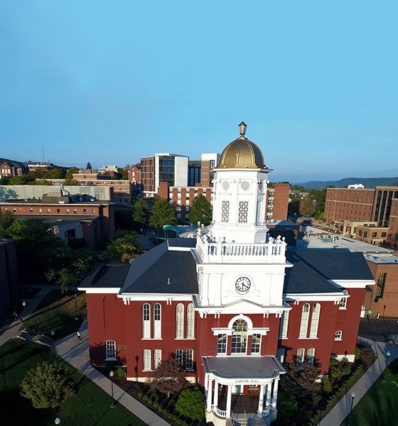 carver hall aerial view