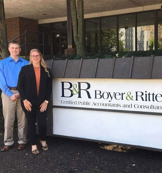 MAcc students intern at Boyer and Ritter Accounting Firm