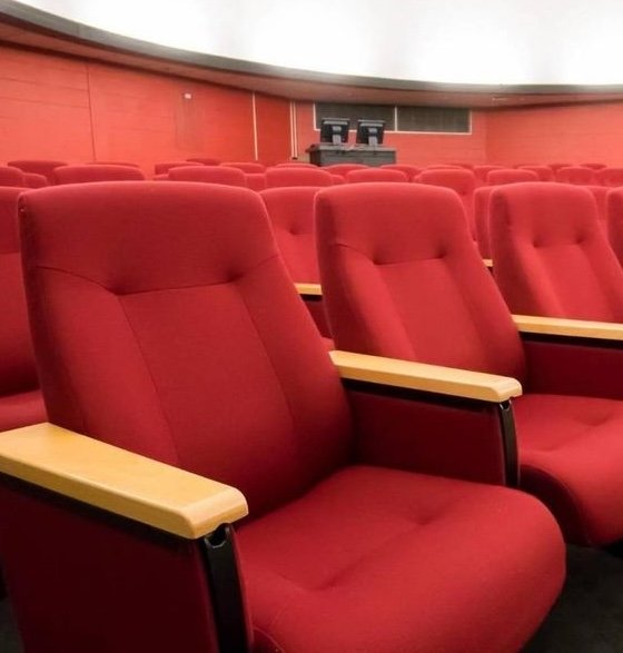 Planetarium interior seats