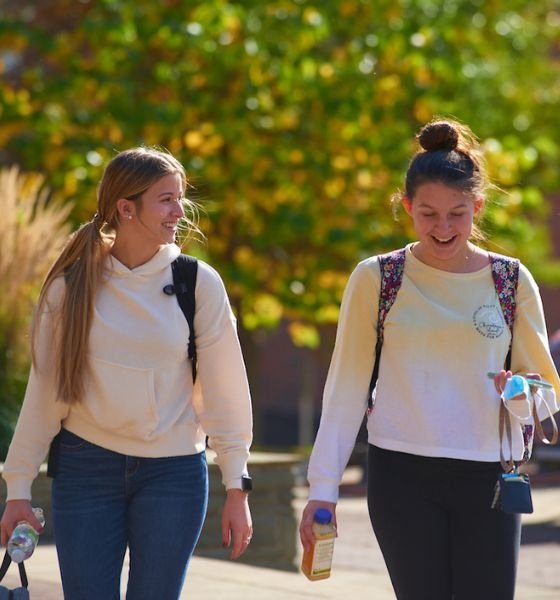 Commonwealth University of Pennsylvania, Bloomsburg, Lock Haven, Mansfield, Clearfield students walk across campus