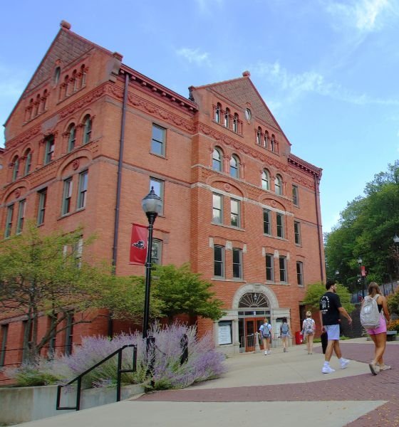 Commonwealth University-Mansfield, formerly Mansfield University of Pennsylvania, campus with North Hall