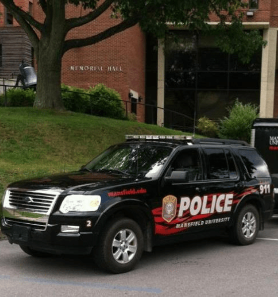 CU-Mansfield Police car