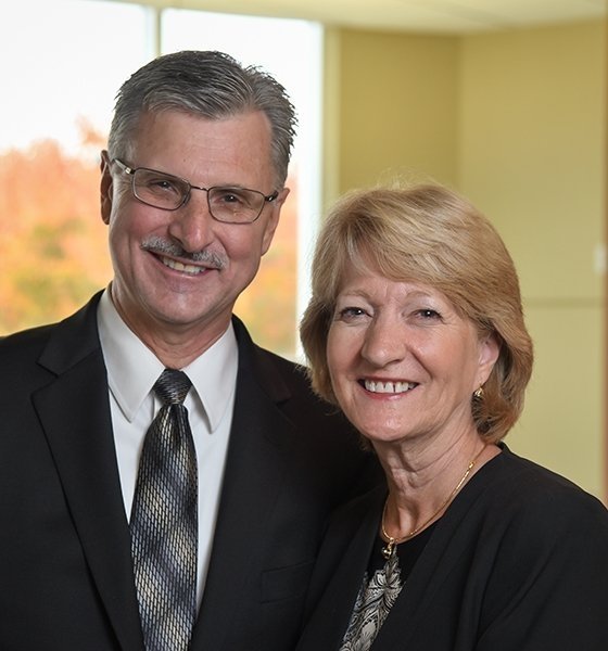 Terry Zeigler '76, president and CEO of Datacap Systems Inc., and wife, JoAnn Schultz Zeigler '77