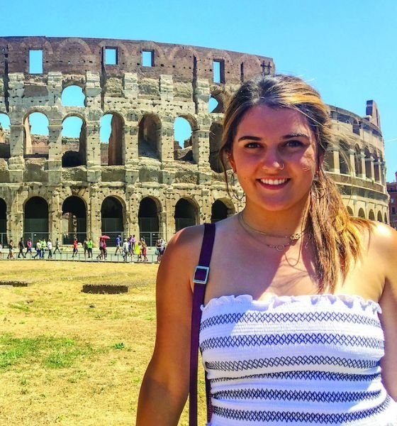 Commonwealth University Bloomsburg Lock Haven Mansfield student study abroad at the Roman colosseum in Italy