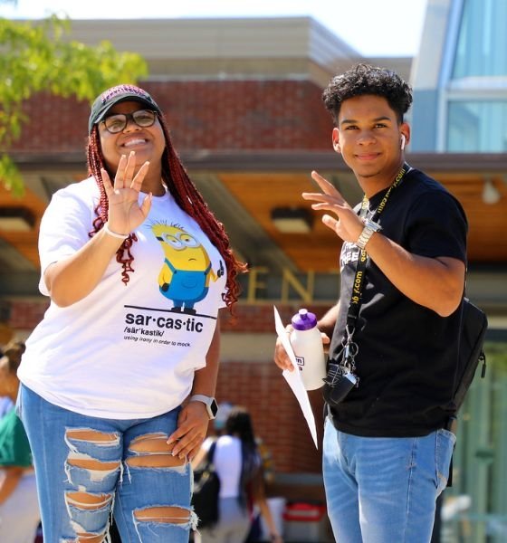 Commonwealth University-Bloomsburg, formerly Bloomsburg University, students at hispanic heritage month event