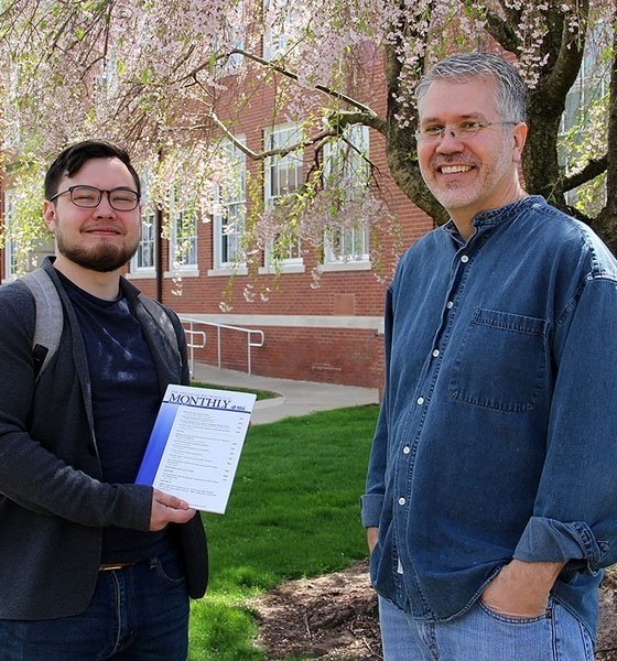 James Sharpe and Chris Lynd show their published math research