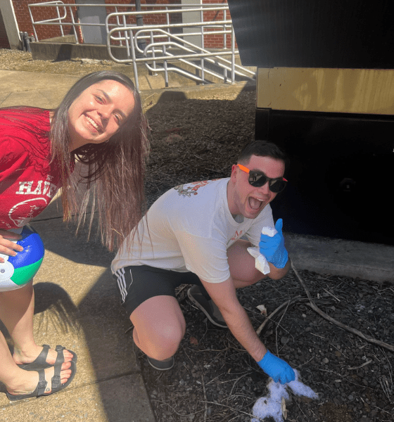 Students during CU-Lock Haven 'Big Event'