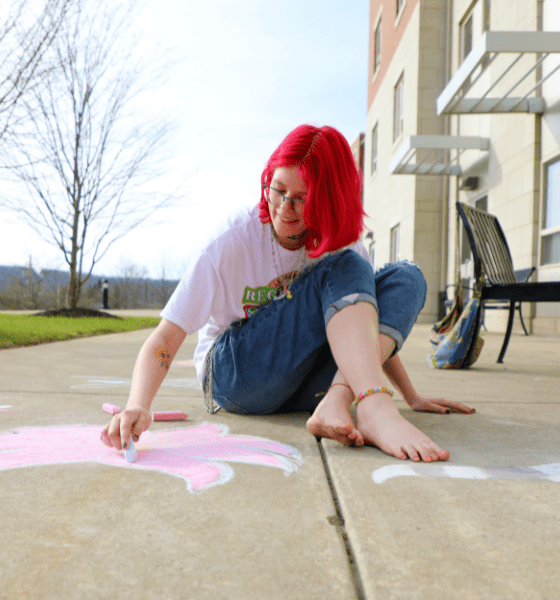 CU-Mansfield draws with chalk