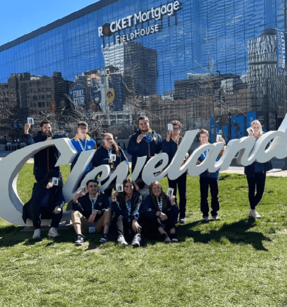 Members of the Sport Management Club volunteered at the record-breaking 2024 NCAA Women's Final Four that concluded a landmark season with historic growth in viewership, ticket prices, and attendance.