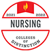 2021-22 Nursing Colleges of Distinction Badge