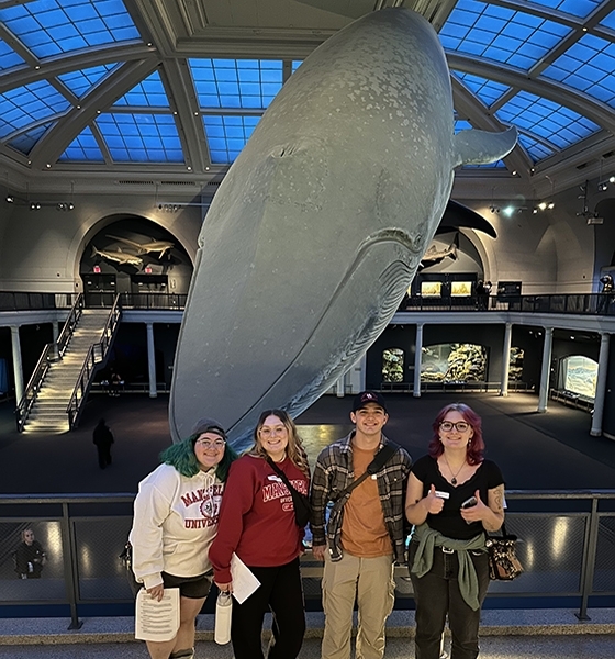 Group standing together for a picture. 