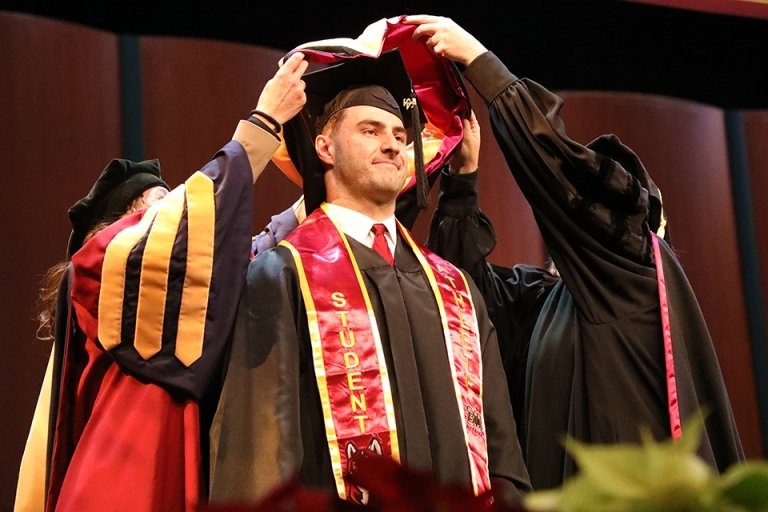 Graduation photo. 