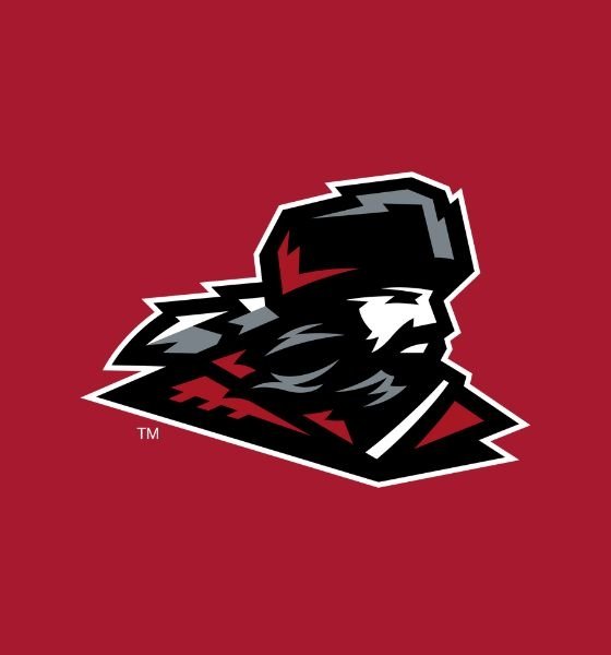 Mansfield Mountaineers logo on red background