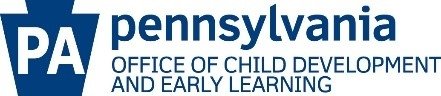 PA OFFICE OF CHILD DEVELOPMENT AND EARLY LEARNING LOGO