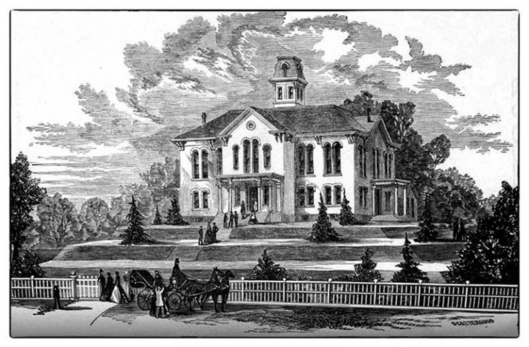 Bloomsburg Institute Hall, 1867