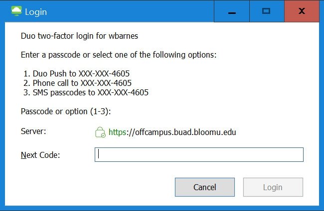 VDI Faculty & Staff Login