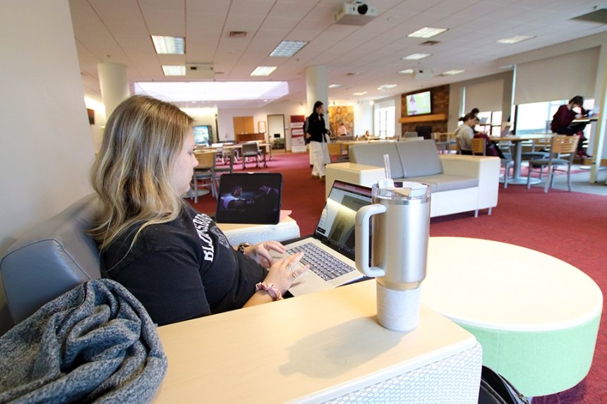 The Fireside Lounge is a spacious, open study, and social area with various types of seating to allow for individual project work, small group meetings, and casual relaxation. It's generally considered a non-reservable space with the Kehr Union Building; however, special permission may be requested to use this facility for special events.